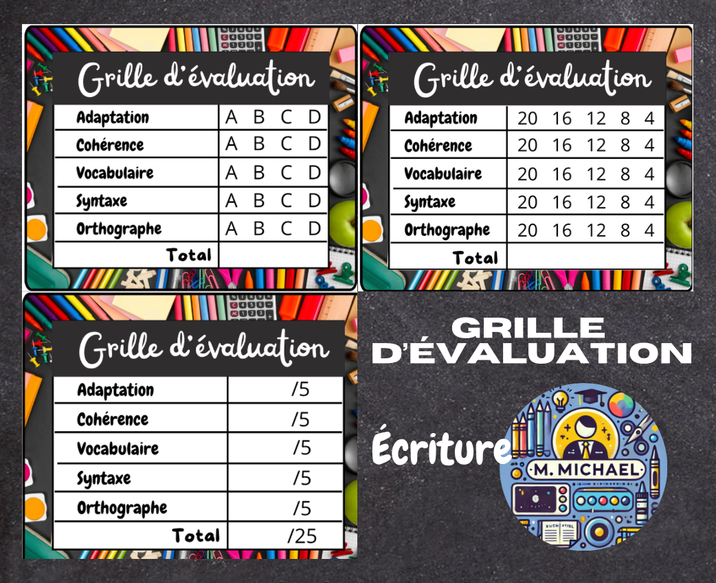 Grille évaluation (écriture)