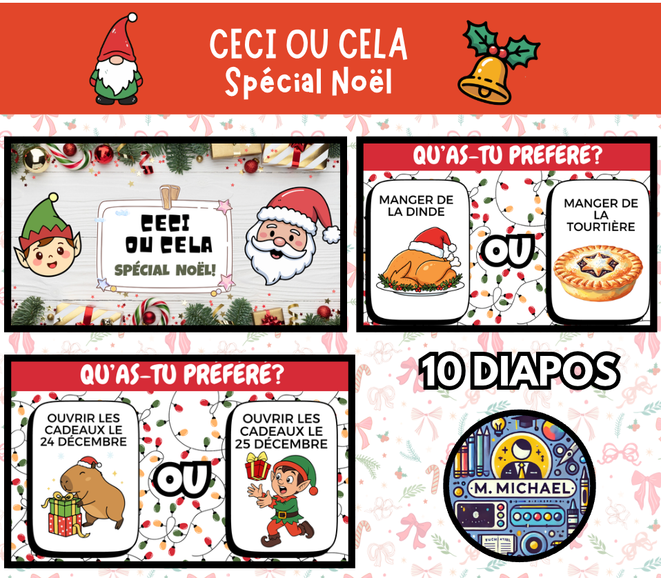 Ceci ou cela (spécial vacances de Noël)