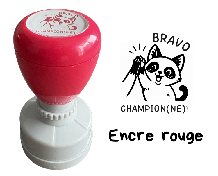 Étampe " Bravo champion(ne)!