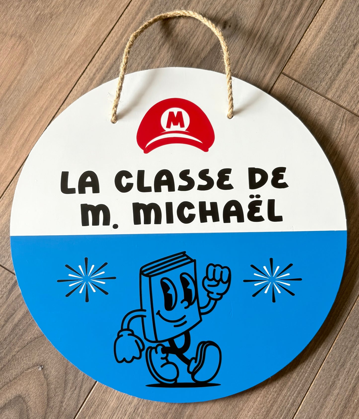 Plaque personnalisée en bois