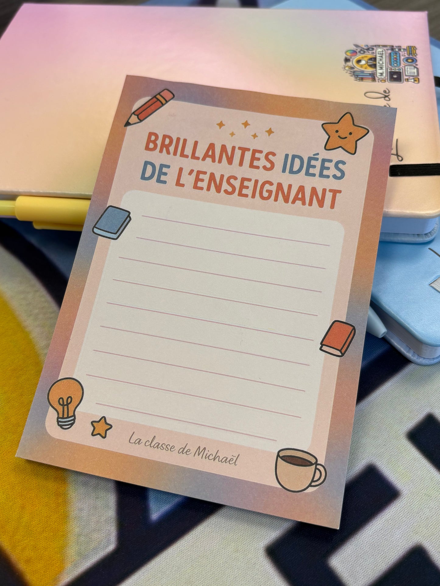 Brillantes idées de l'enseignant Bloc-notes