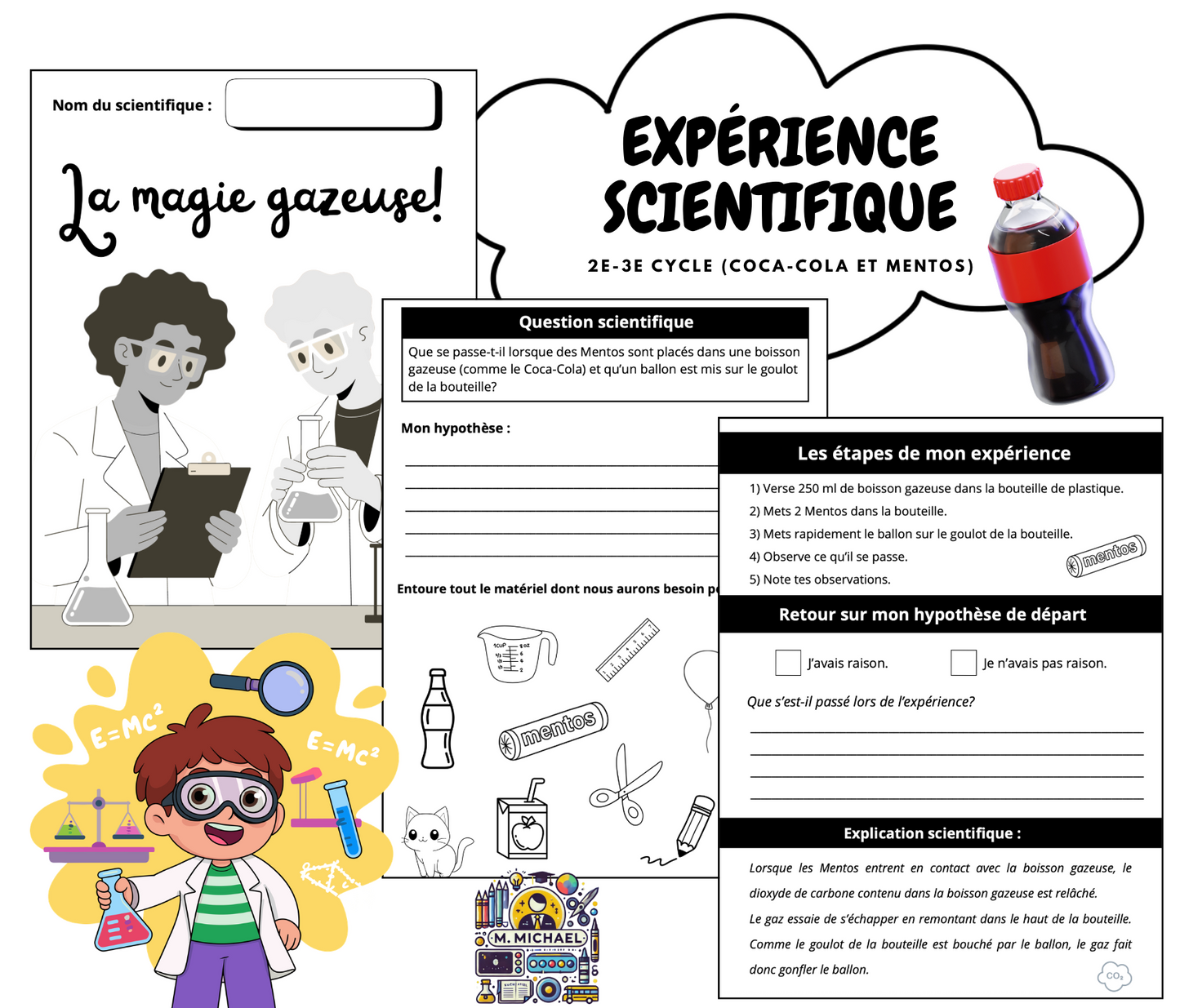 Expérience scientifique Coca-Cola