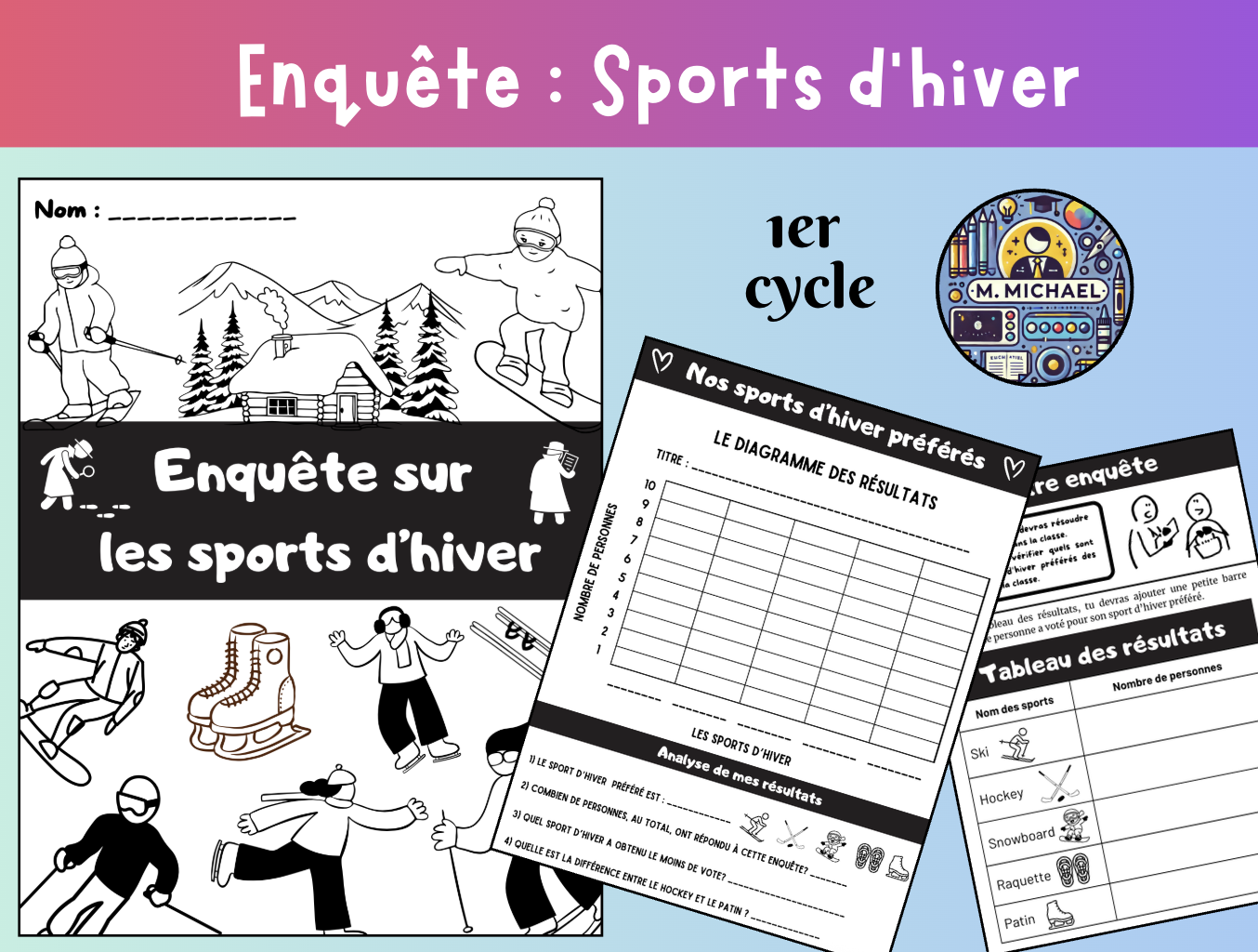Enquête sur les sports d'hiver (1er cycle)
