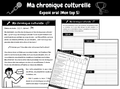 Exposé oral (Ma chronique : TOP 5 culturel)