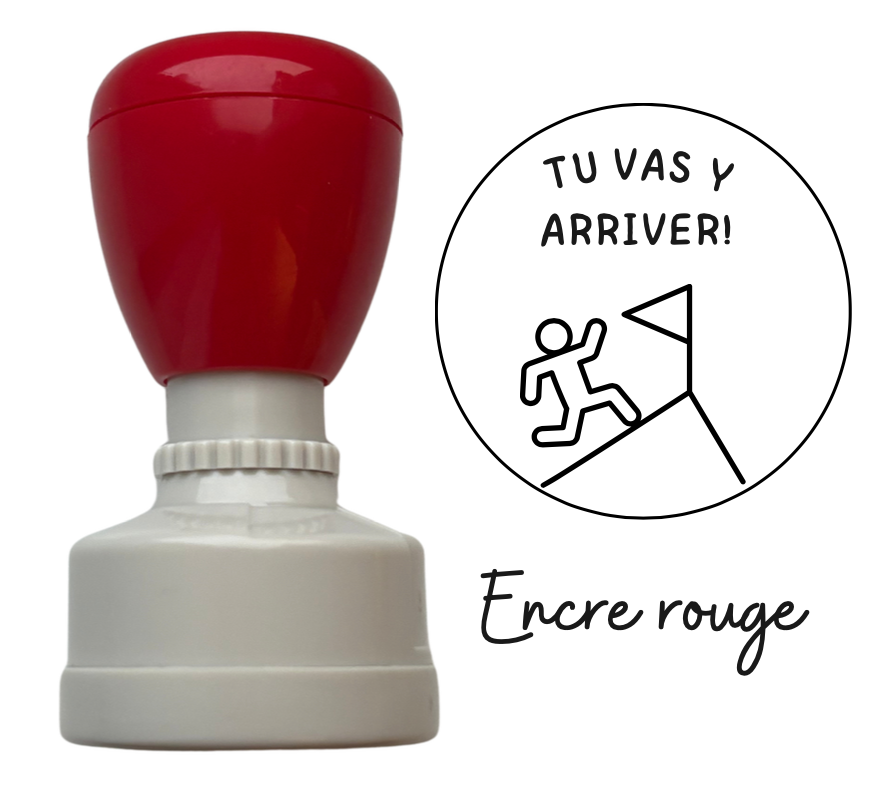 Étampe " Tu vas y arriver "