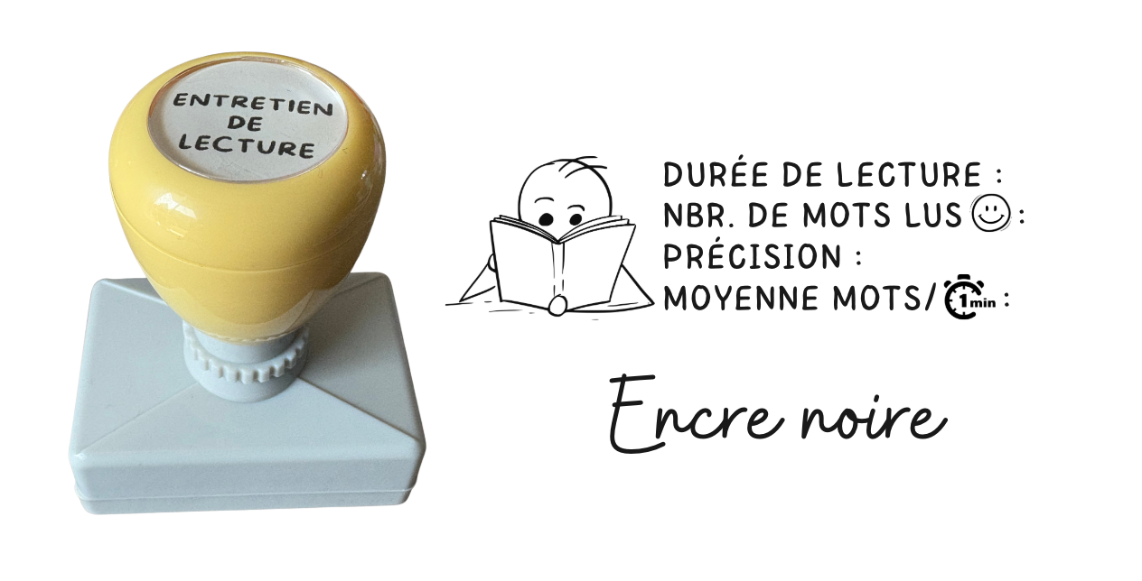 Étampe rectangulaire (entretien de lecture)