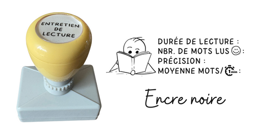 Étampe rectangulaire (entretien de lecture)