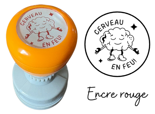 Étampe (cerveau en feu!)