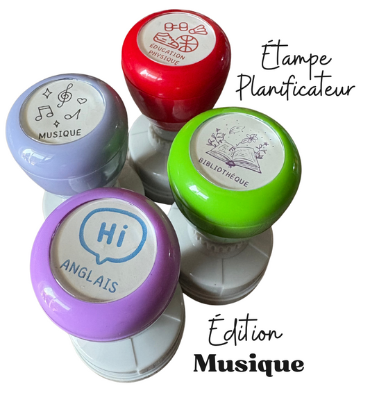 Étampe planificateur (musique édition)