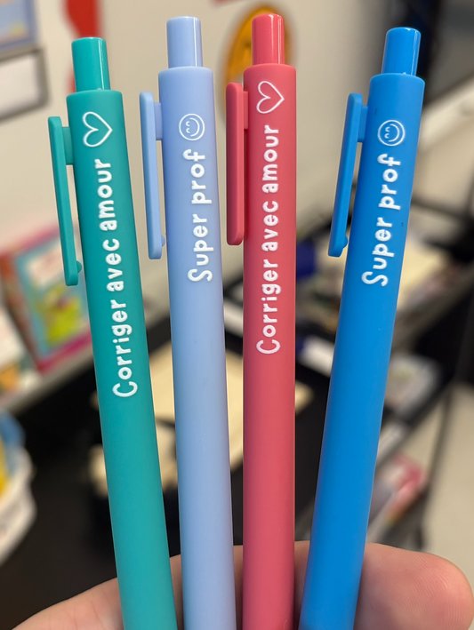 Quatuor des supers crayons!