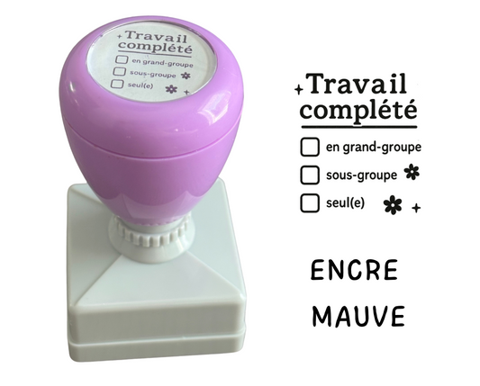 Travail complété