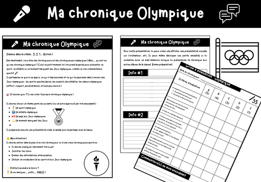 Ma chronique Olympique