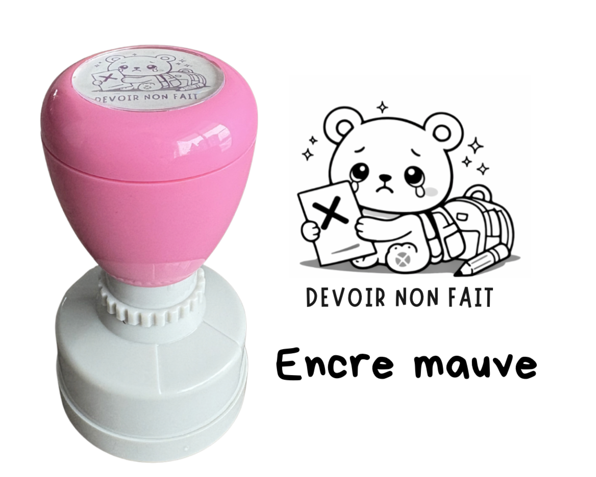 Étampe " Devoir non fait "