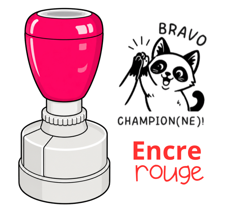 Étampe " Bravo champion(ne)!