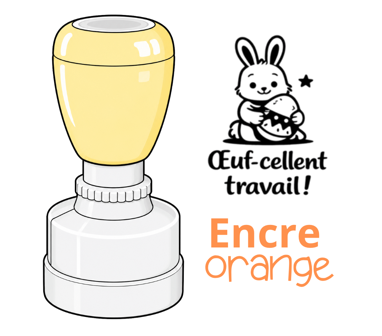 Étampe Pâques (Oeuf-cellent travail!)