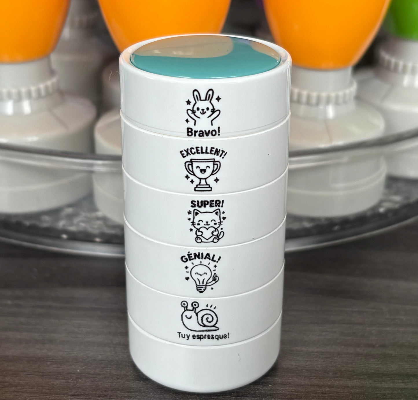 Étampe 5 en 1 ronde (renforcement positif)