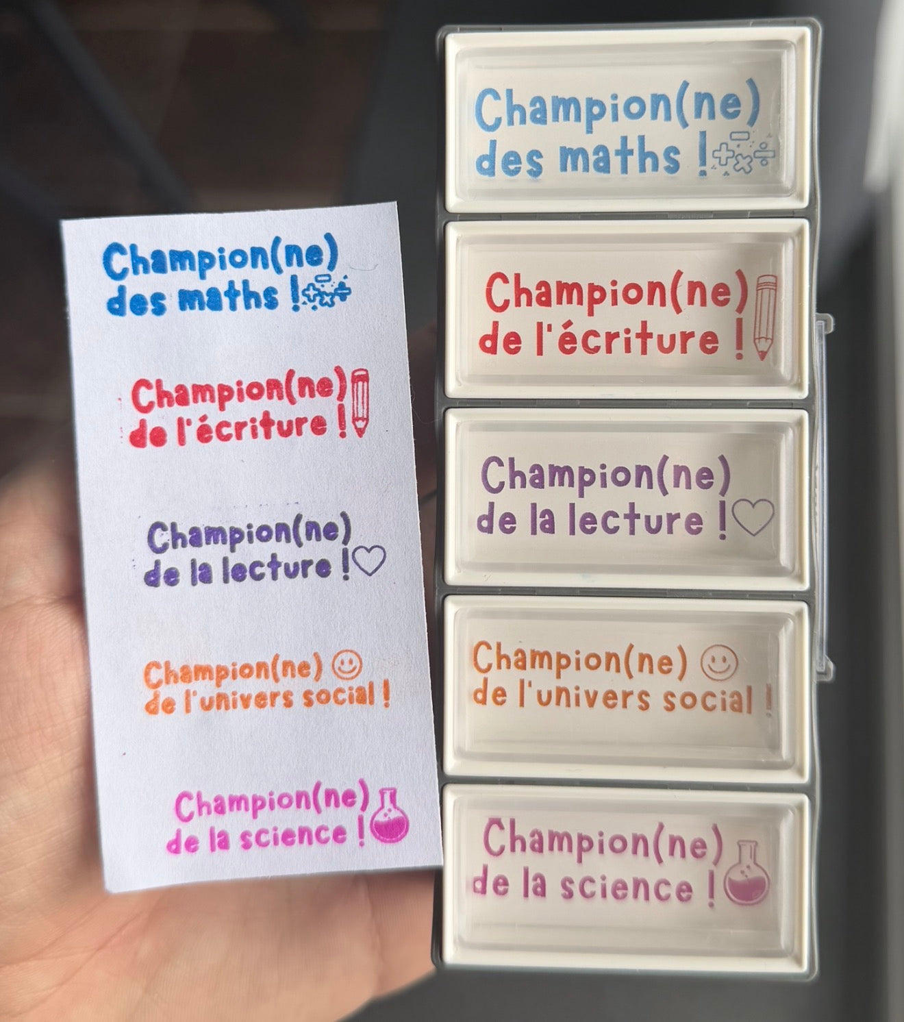 5 en 1 (Champion(ne)!
