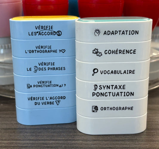 Ensemble DUO des 2 étampes 5 en 1