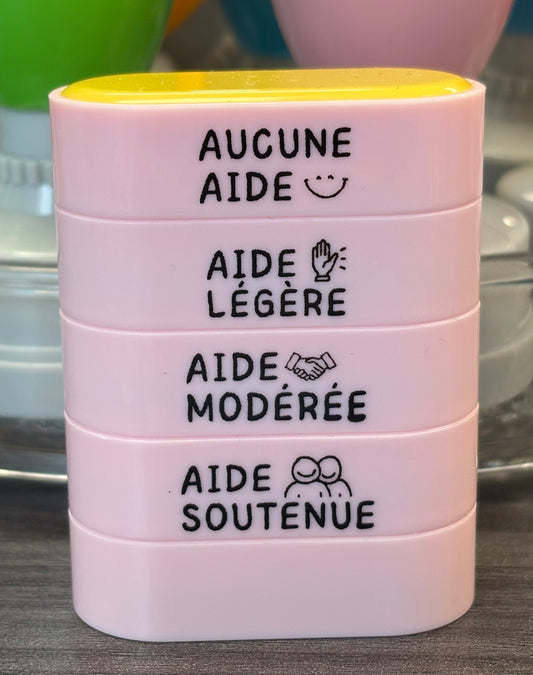Étampe 4 en 1 (Les aides)